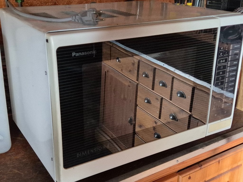 Magnetron oven gratis, Ophalen, Gebruikt, Minder dan 45 cm