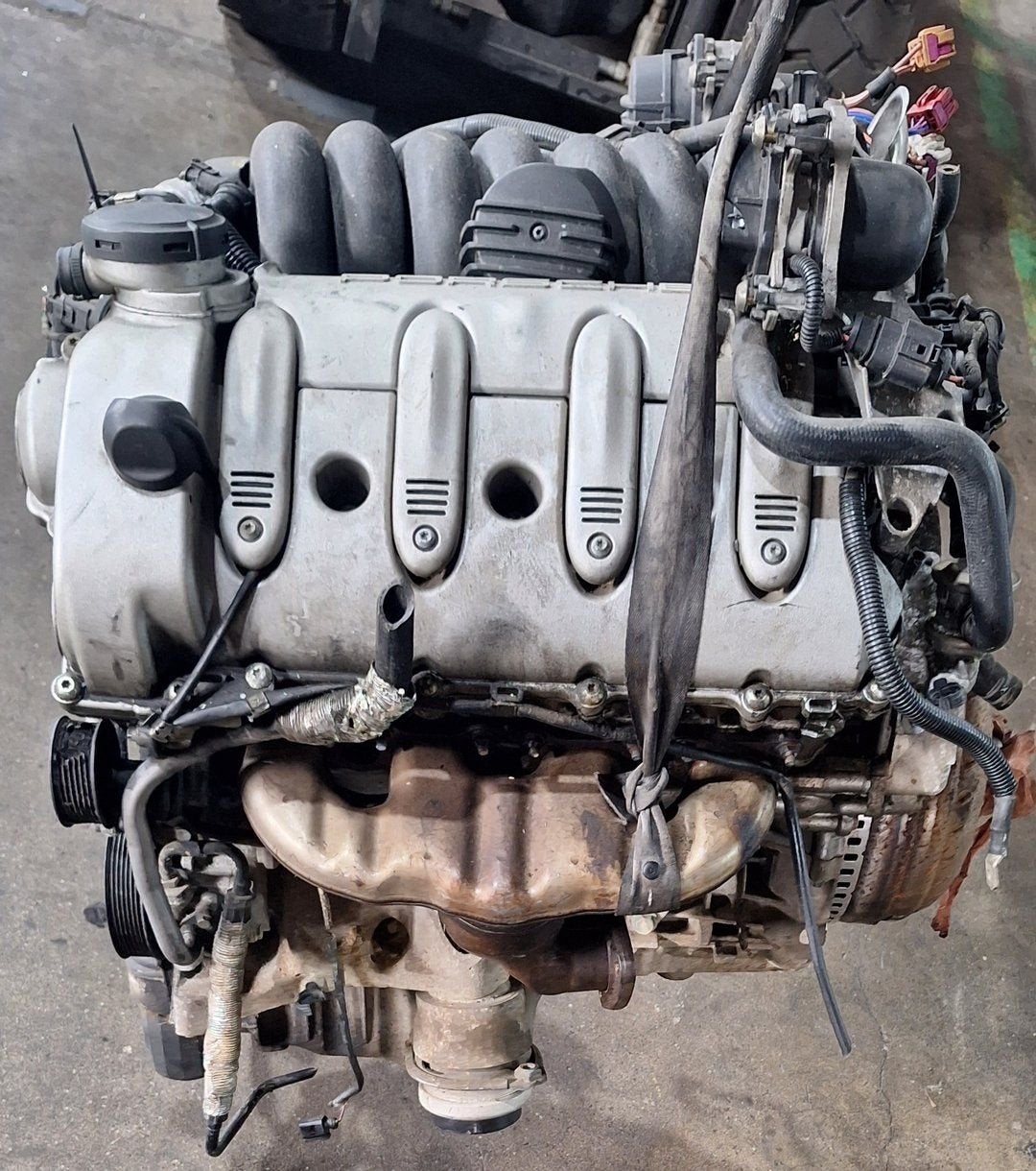 Porsche Cayenne Motorblok met Bosch ECU (Cartronic 0 261 207, Gebruikt, -, -, Ophalen of Verzenden