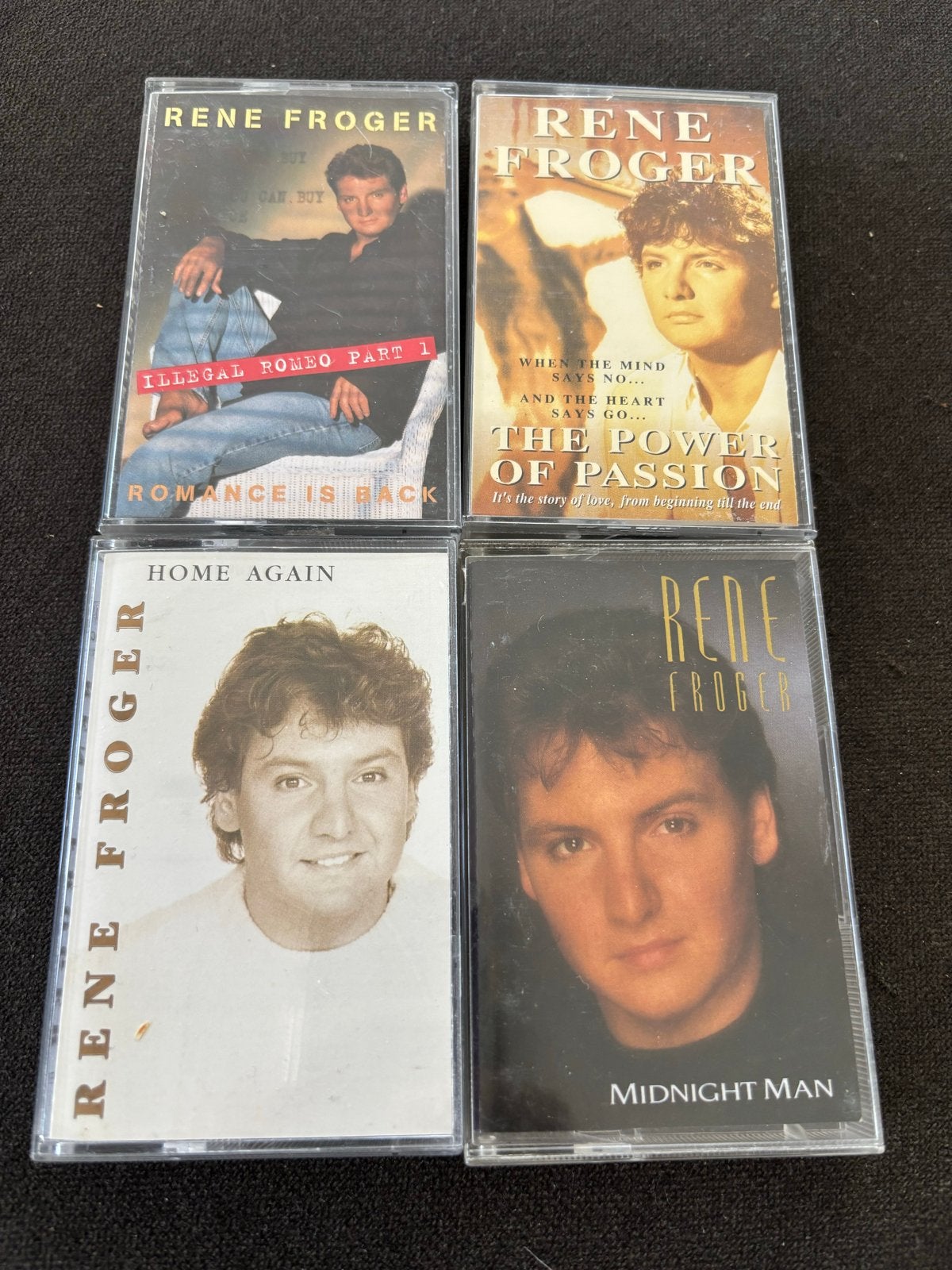 Rene Froger 4 casettes, Ophalen of Verzenden, Gebruikt, Nederlandstalig, 1 bandje