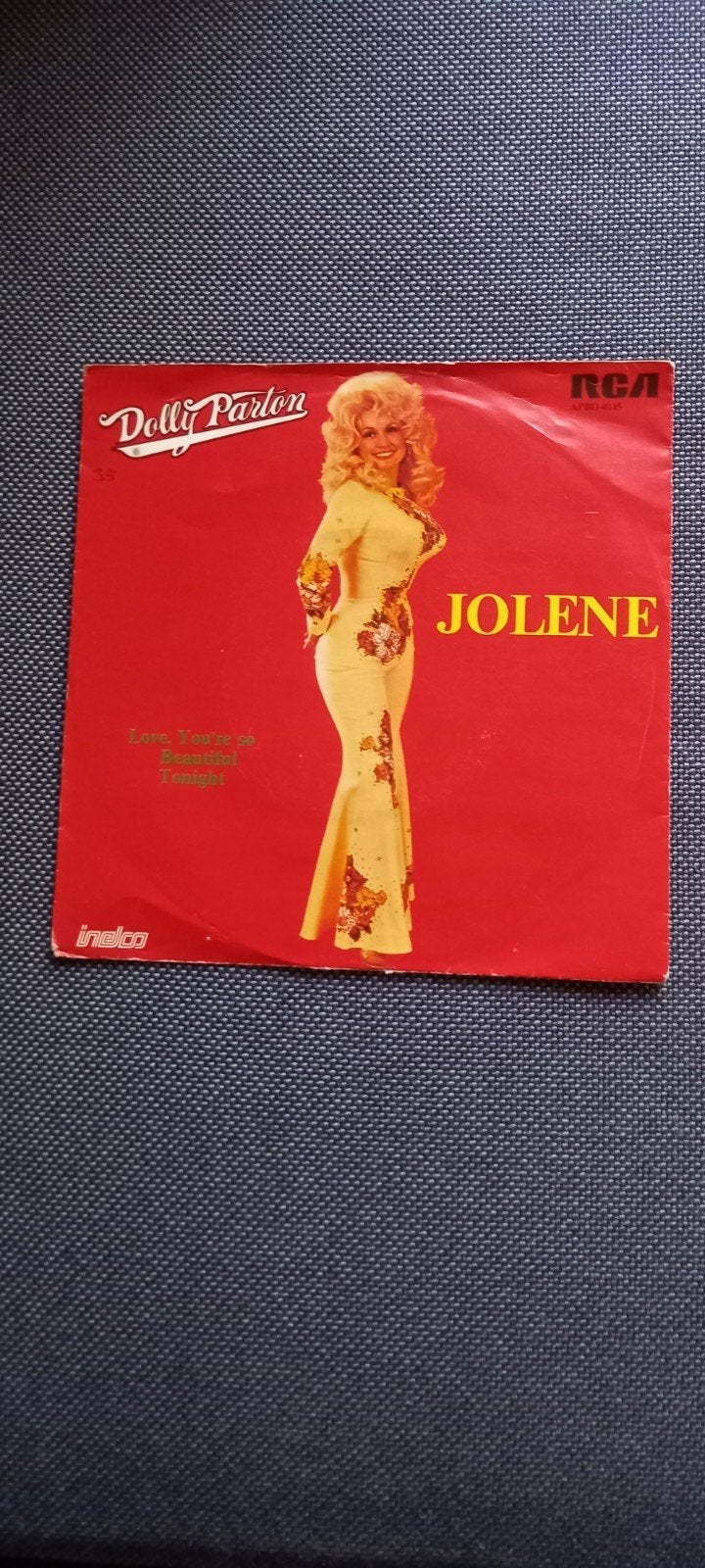 Dolly Parton - Jolene (1976 uitgave), Gebruikt, Originele persing, 7 inch, Ophalen of Verzenden