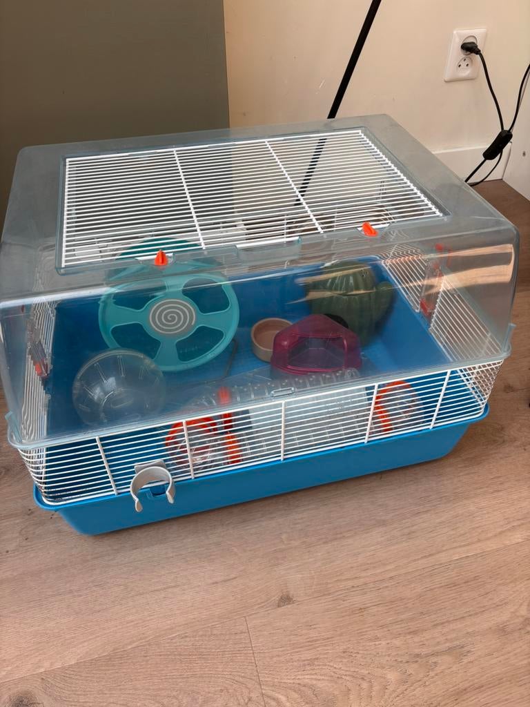Ferplast hamsterkooi, Dieren en Toebehoren, Kooi, Minder dan 75 cm, Zo goed als nieuw, Ophalen