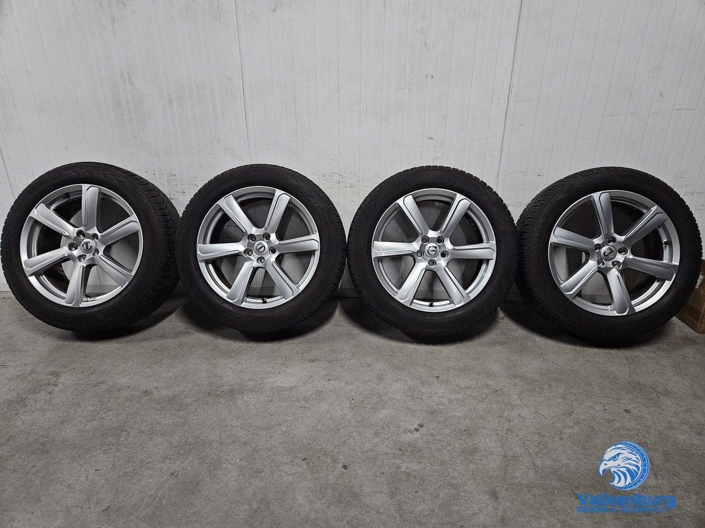 6-7mm! Originele Volvo XC90 XC60 XC40 Turbine Silver 19 inch, 19 inch, Gebruikt, -, -