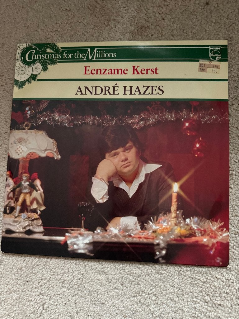 Andre Hazes Eenzame Kerst, Cd's en Dvd's, Vinyl | Nederlandstalig, Ophalen of Verzenden, Zo goed als nieuw, Overige formaten, Levenslied of Smartlap