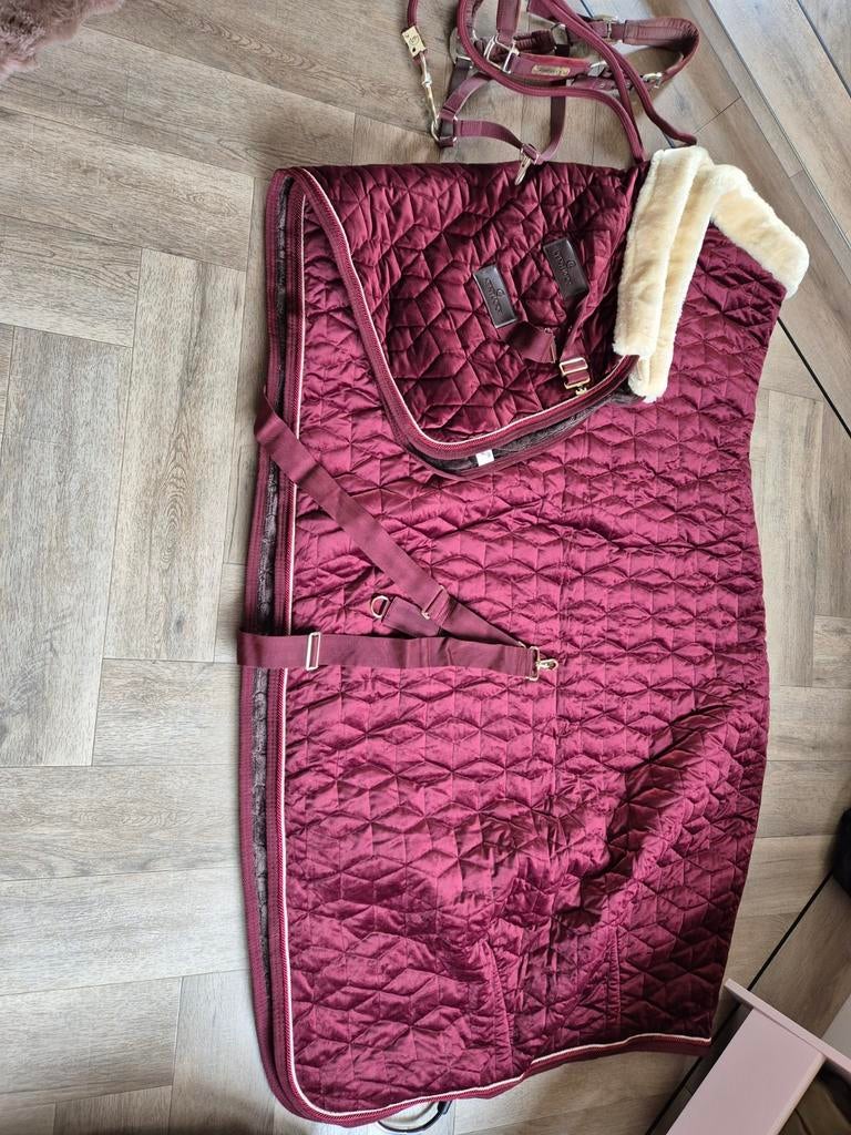 Show deken kentucky bordeaux, Ophalen of Verzenden, Zo goed als nieuw, Kentucky
