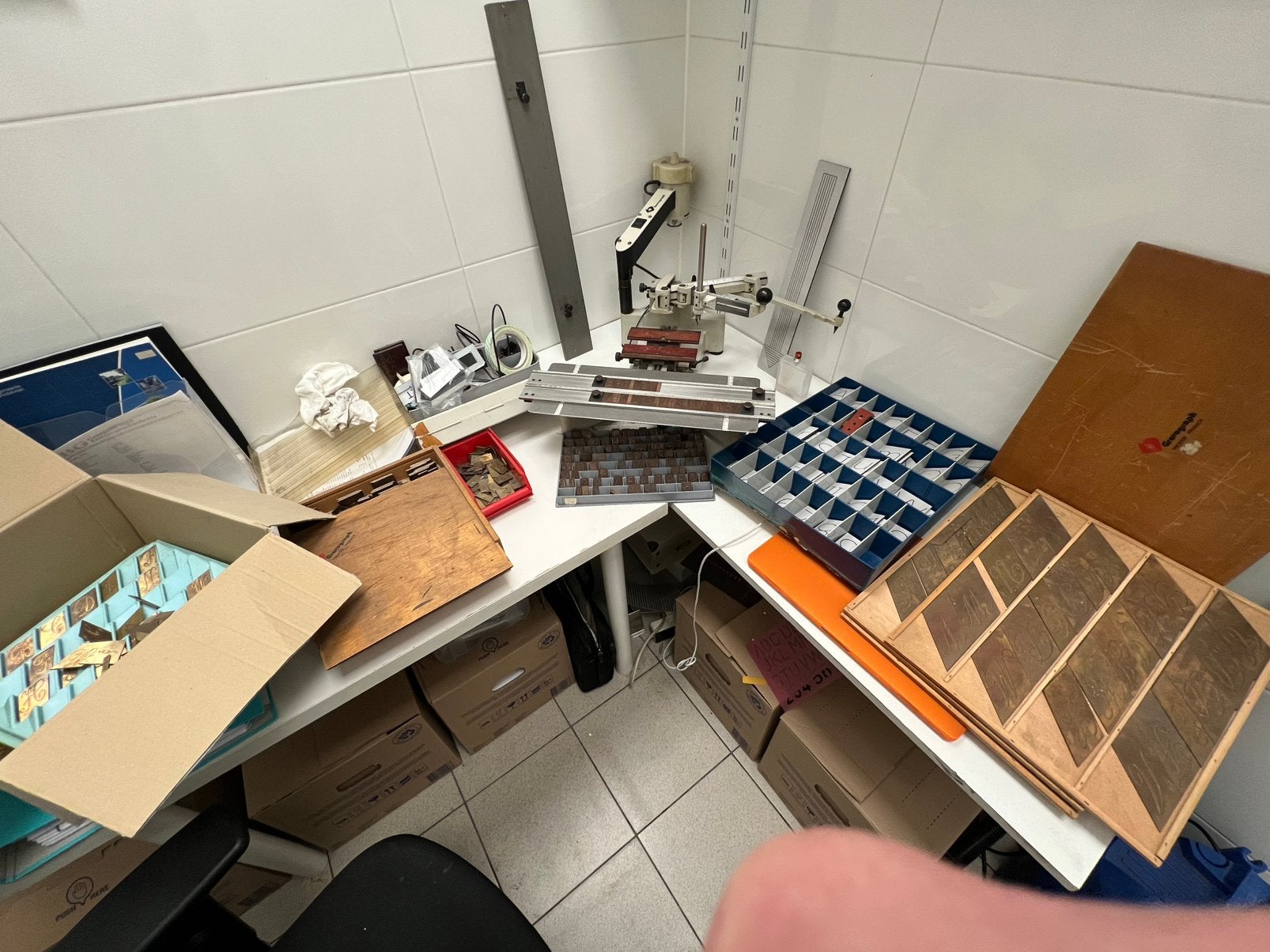 Gravograph In3 Pantograaf, Ophalen, Gebruikt
