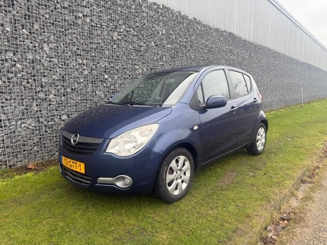 Opel Agila 1.0 Enjoy Hoge instap 33000km (bj 2008), Auto's, Opel, Gebruikt, 31 €/maand, Blauw, 996 cc
