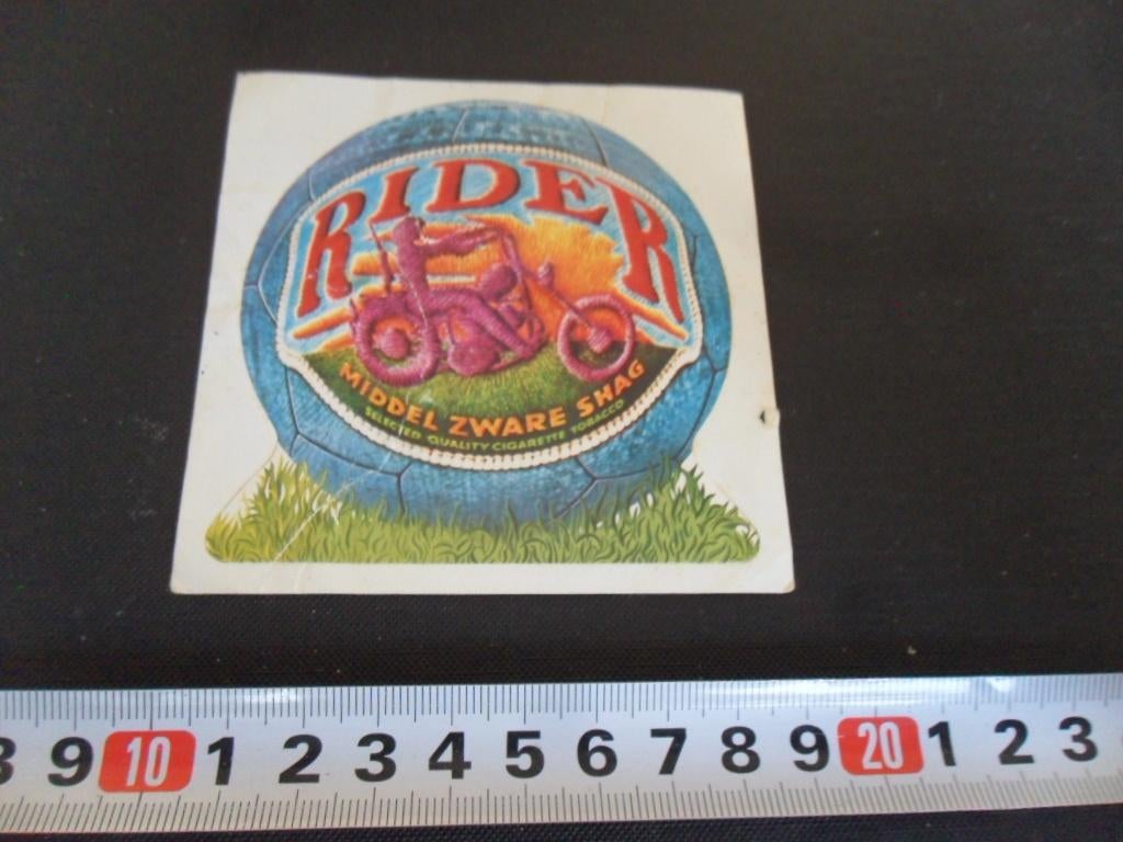 sticker Rider middel zware shag, Ophalen, Zo goed als nieuw, Sticker