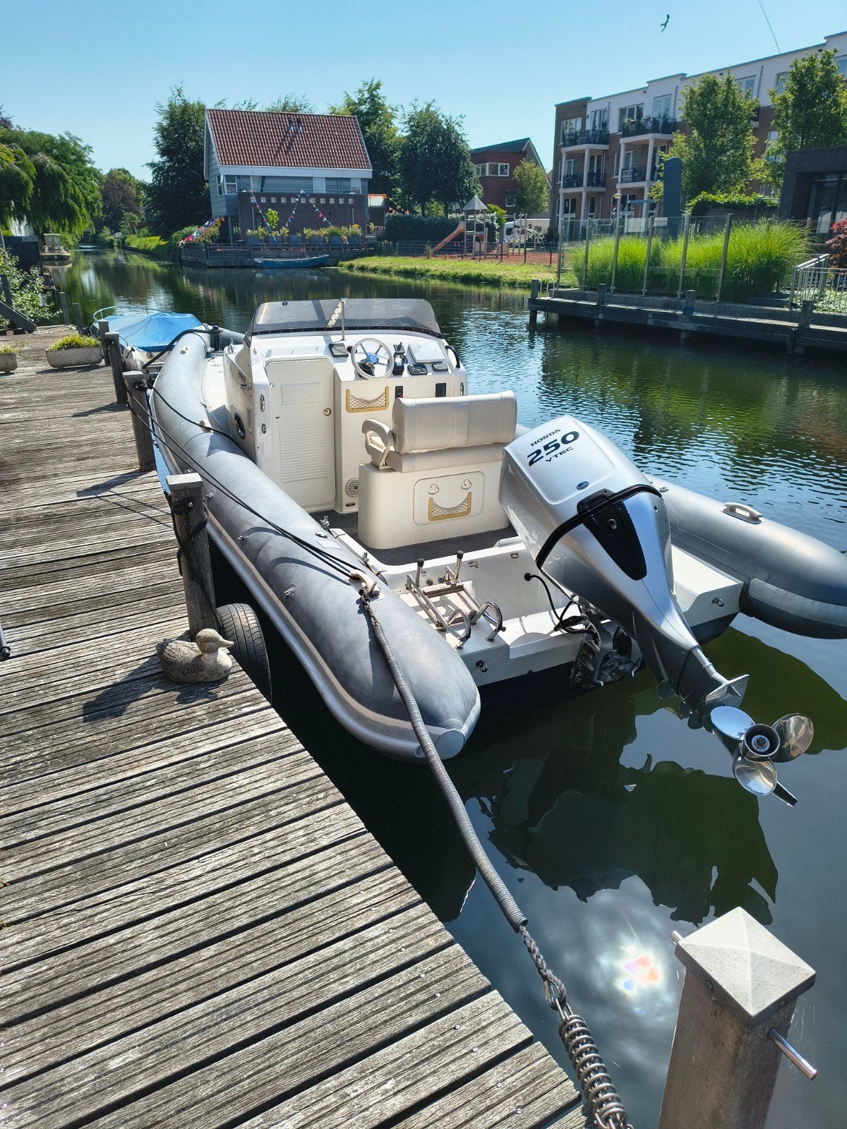 Rib Ring 9.50 Cabin uit 2011 met nieuwe Honda 250 pk, Ophalen, Nieuw, Kaartplotter of Fish Finder