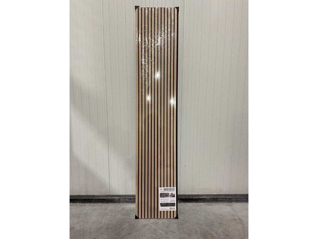 Akoestische wandpanelen | lattenwand alle 3 kleuren nieuw ‼️, Ophalen, Nieuw, Hout, Minder dan 20 mm
