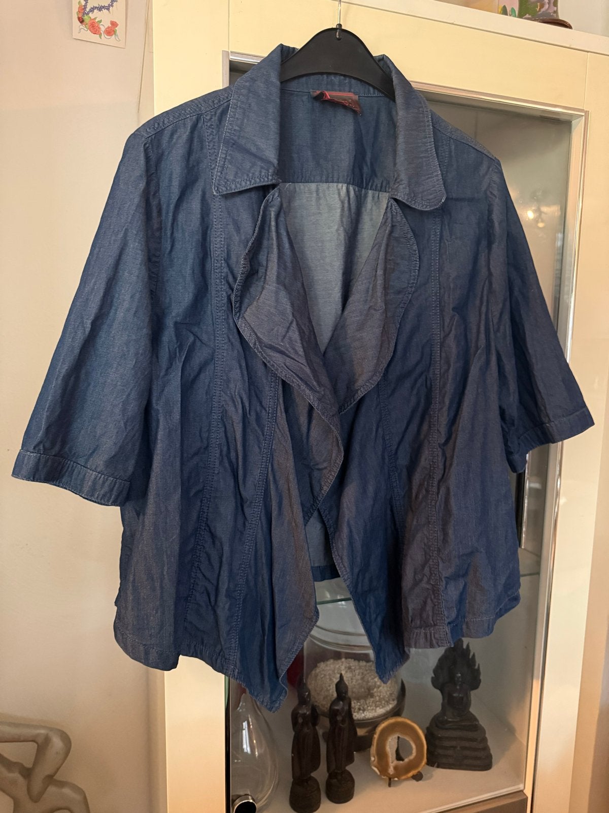 Sempre Piu spijkerjasje maat 44 (valt als 46), Kleding | Dames, Ophalen of Verzenden, Zo goed als nieuw, Maat 46/48 (XL) of groter