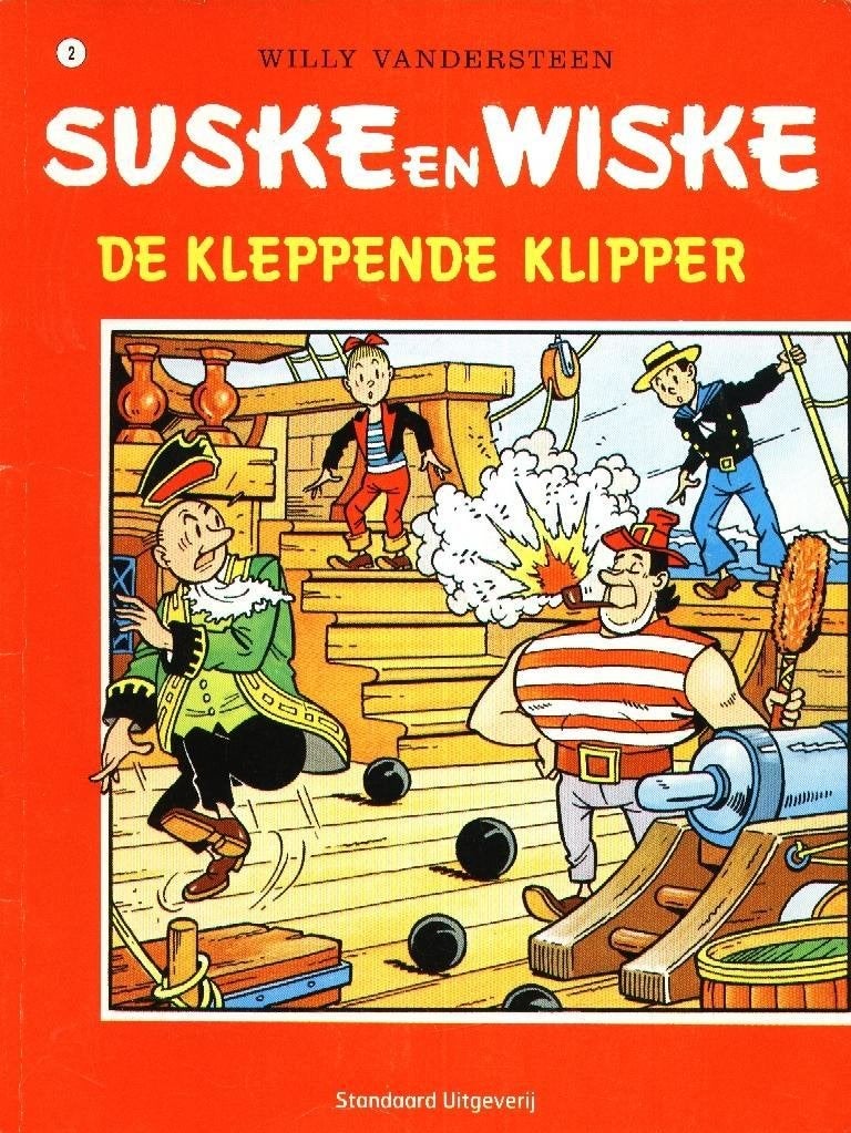 Suske en Wiske dl 2 - De Kleppende Klipper - WvdS, Gelezen, Verzenden, Eén stripboek, Suske en Wiske dl 2 - De Kleppende Klipper - WvdS