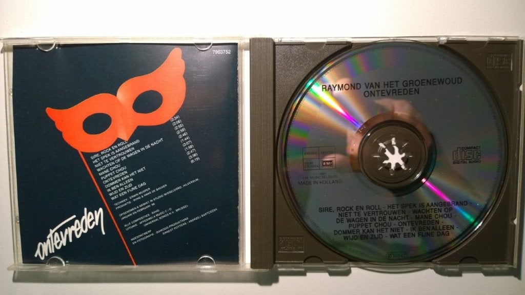 Raymond van het Groenewoud - Ontevreden, Cd's en Dvd's, Ophalen of Verzenden, Zo goed als nieuw, Pop, Album