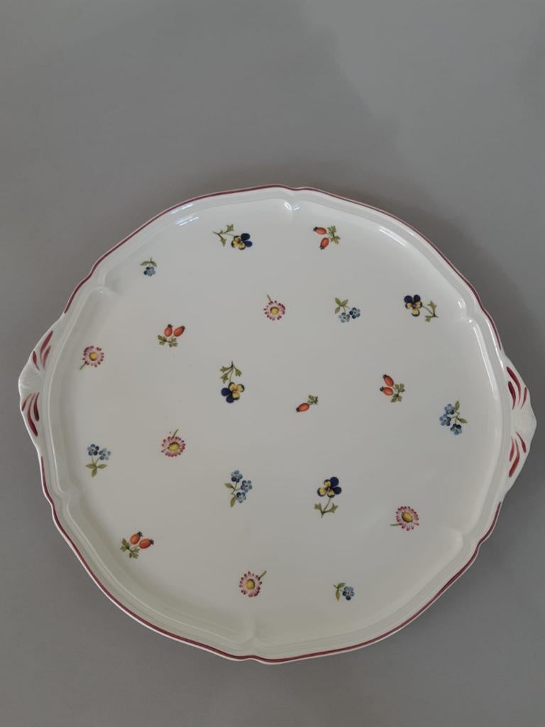 Taartschaal Villeroy en Boch Petite Fleur, Huis en Inrichting, Keuken | Servies, Ophalen of Verzenden, Overige stijlen, Porselein