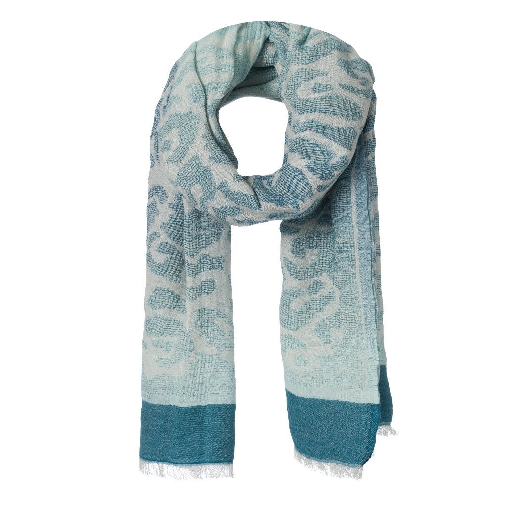 Een sjaal van katoen met jungle print, Verzenden, Nieuw, Maat 46/48 (XL) of groter, Sjaal