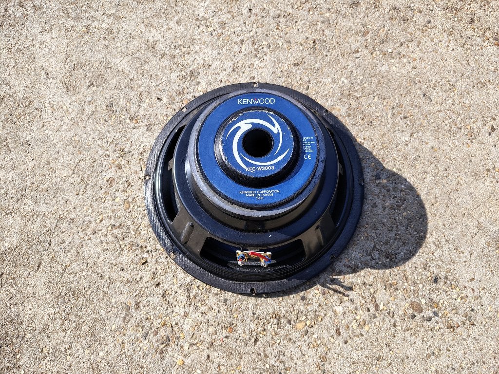 Subwoofer Kenwood / KFC-W3003 /600W /4 OHM, Verzenden, Nieuw