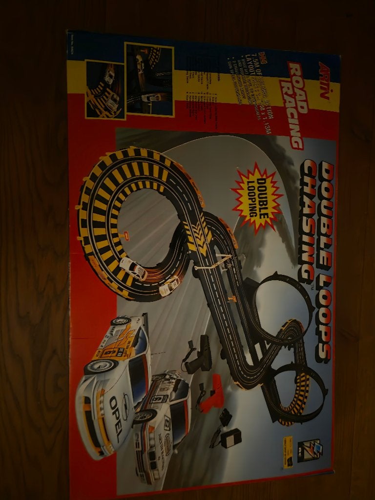 Artin dubble loops chassing racebaan, Met looping, Elektrisch, Ophalen, Overige merken