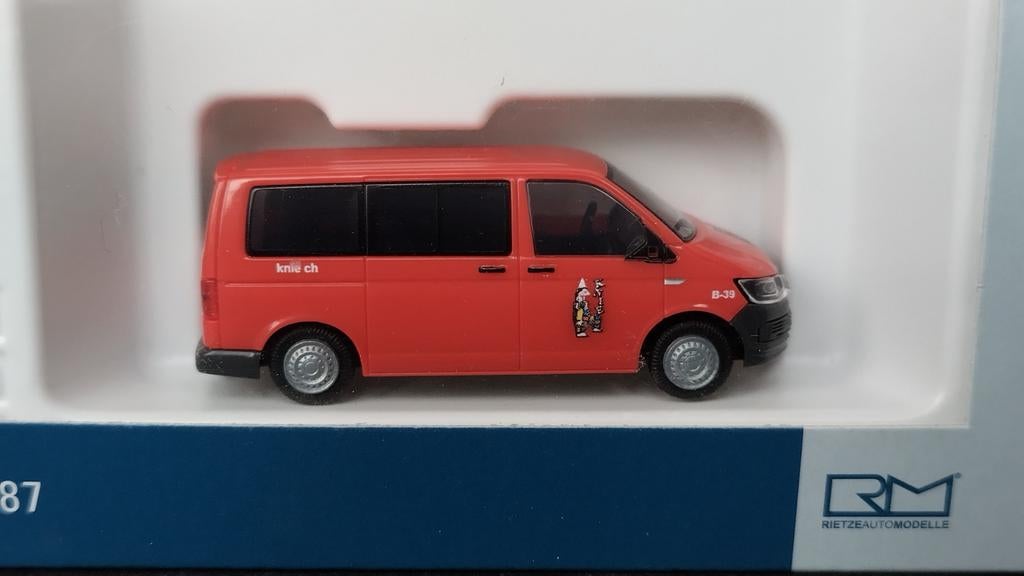 Volkswagen VW Transporter T6 Circus Knie 1:87 Rietze Pol, Auto, ., Rietze, Nieuw