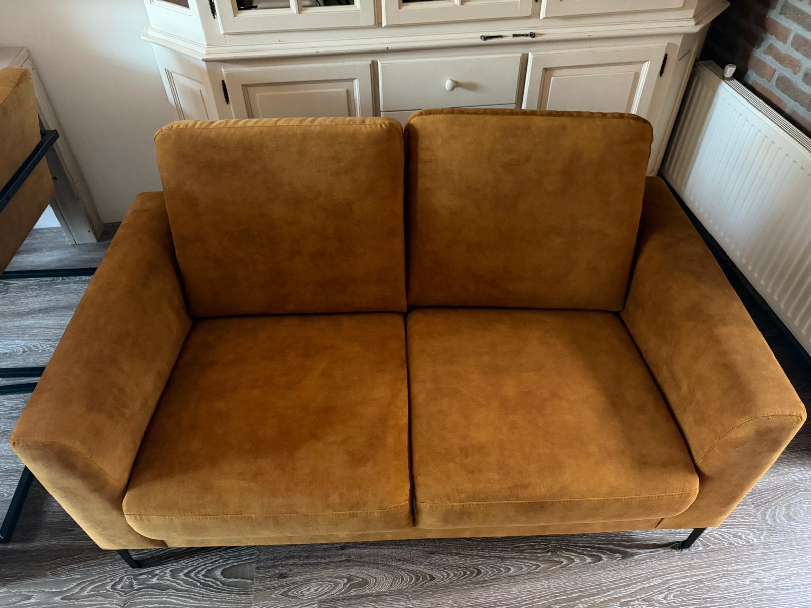 Mooie kwaliteits bank van Goossens., Ophalen, Zo goed als nieuw, 75 tot 100 cm