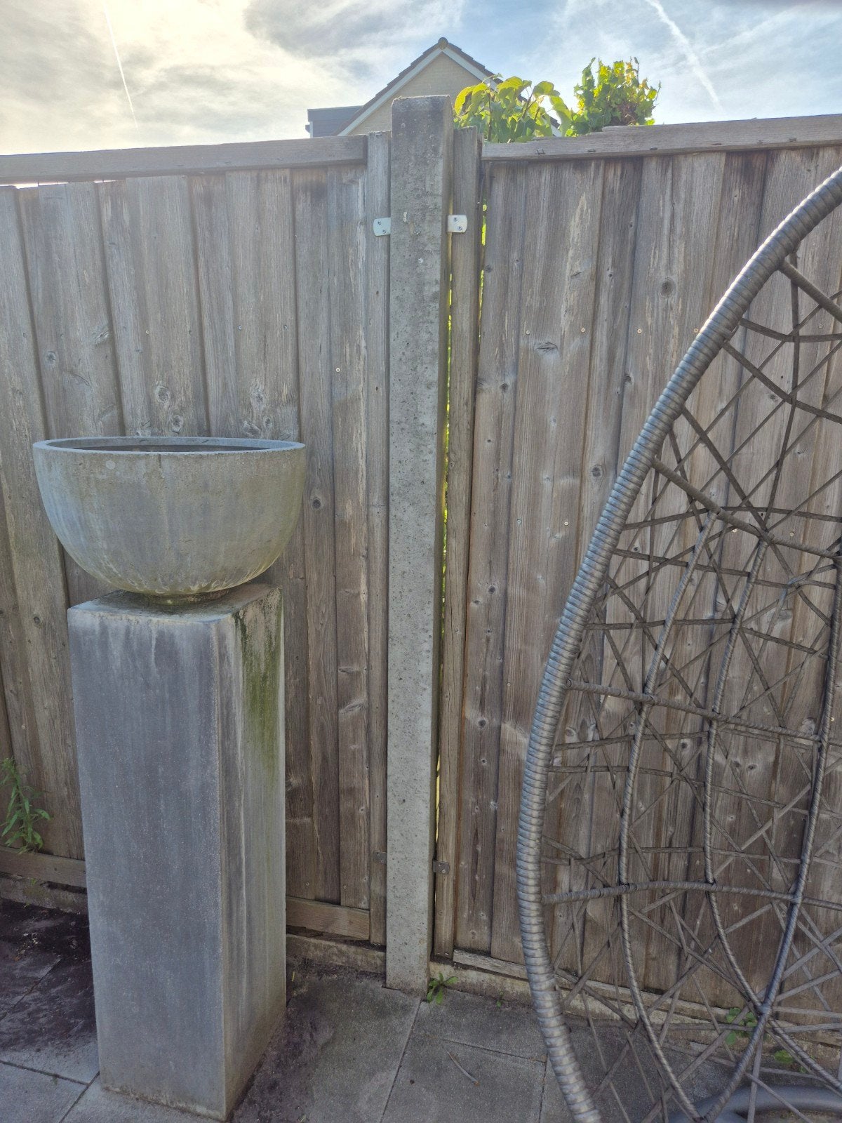 6 betonnen grijze palen voor schutting gratis, Tuin en Terras, Ophalen, Overige materialen, Gebruikt, Minder dan 3 meter