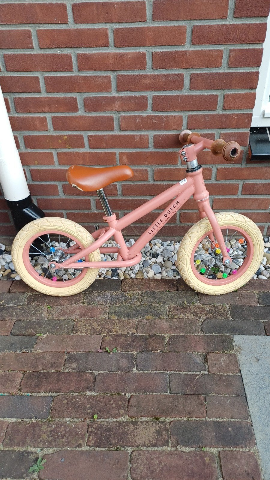 Little Dutch loopfiets roze, Fietsen en Brommers, Ophalen, Gebruikt, Minder dan 16 inch, Little Dutch