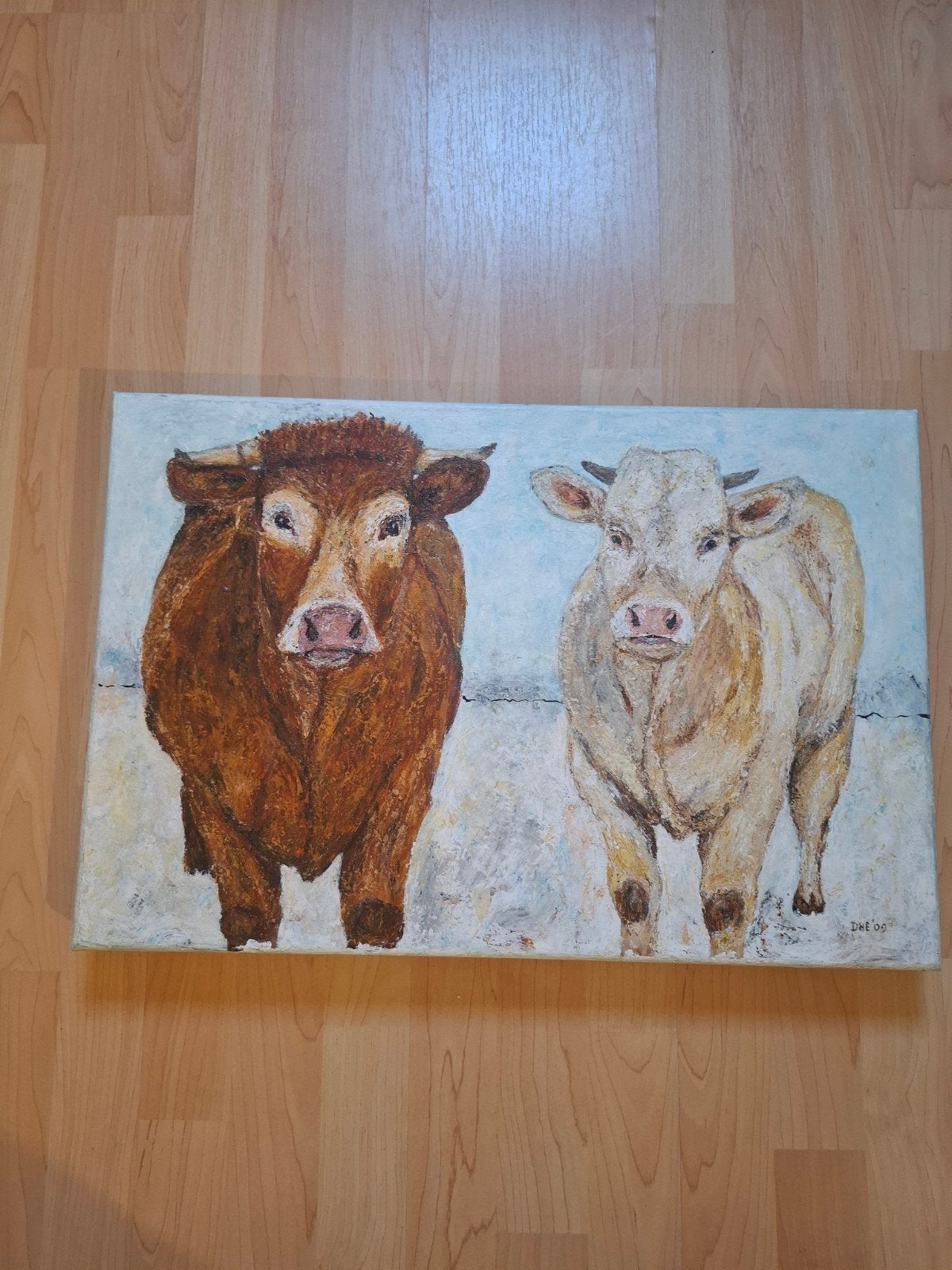 Winter Koeien, Antiek en Kunst, Ophalen