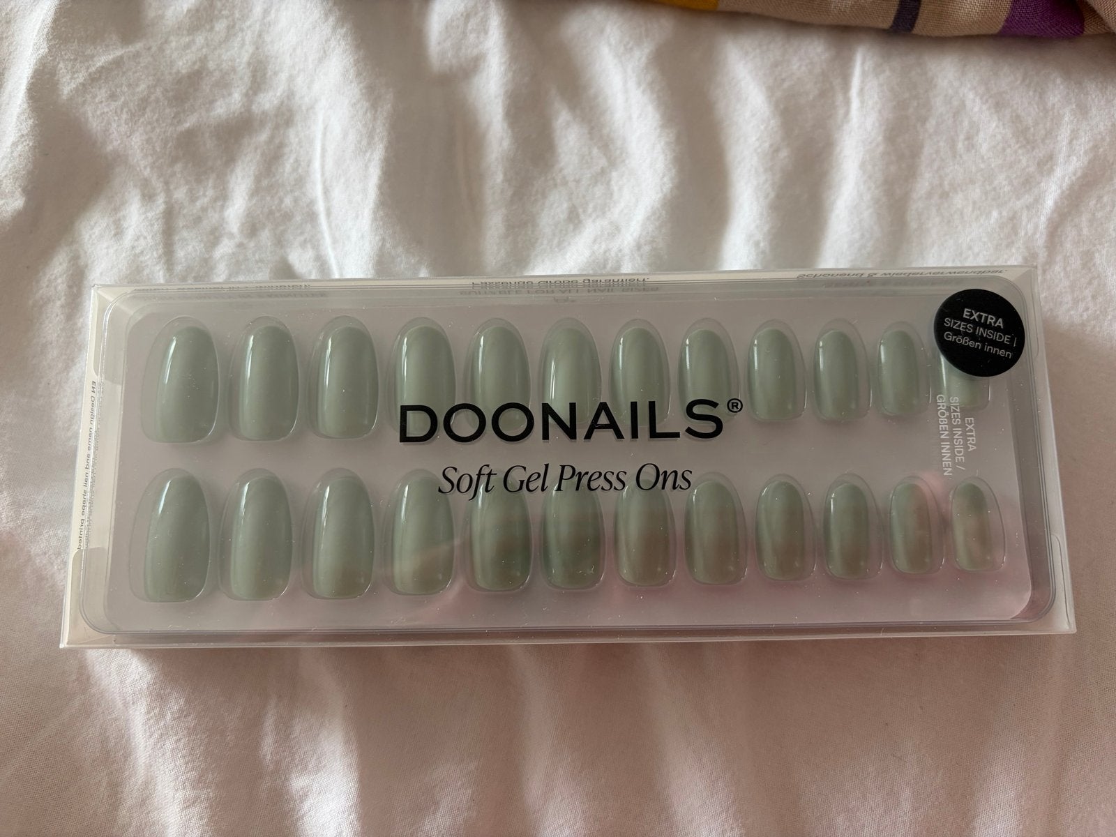 DOONAILS Soft Gel Press Ons - Lichtgroen, Ophalen of Verzenden, Nieuw, Handen en Nagels