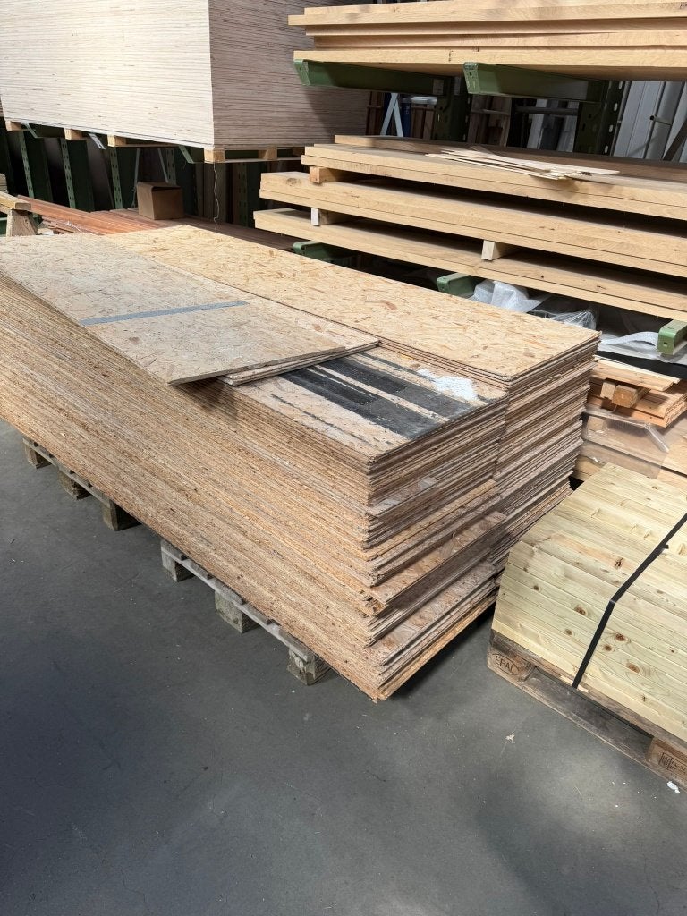 Gebruikte OSB-Platen 12x610x2440 mm, Ophalen, Gebruikt, Minder dan 25 mm, Plank