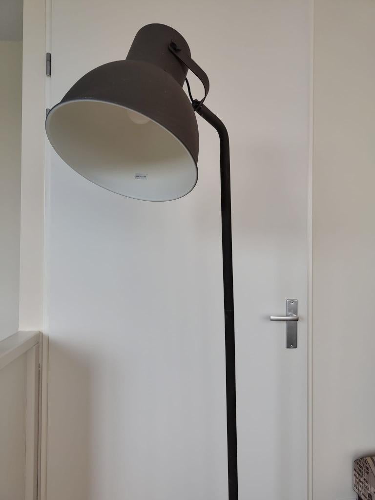 Ikea Hektar staande lamp, Ophalen, Gebruikt, Metaal, 150 tot 200 cm