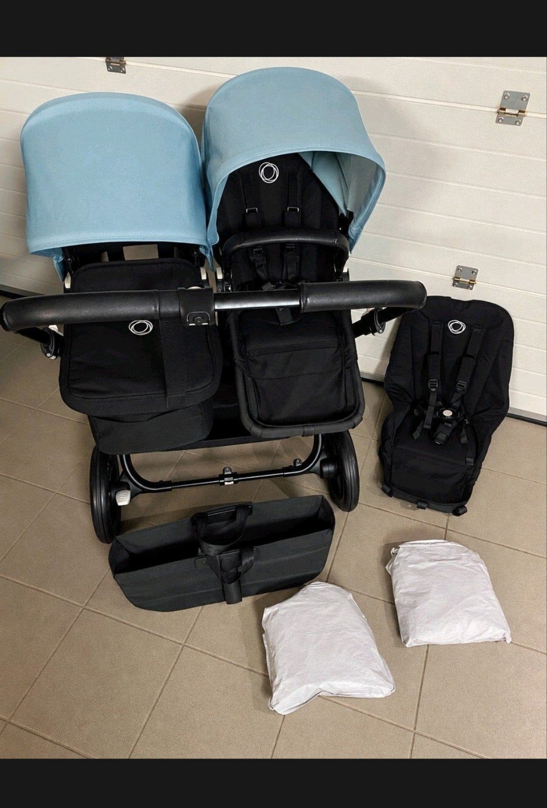 Bugaboo donkey 3 zwart blauw, Ophalen of Verzenden
