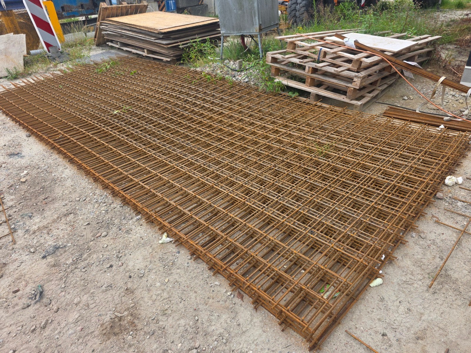 11x Bouwstaalmat net beton maas150, Doe-het-zelf en Verbouw, Metalen, Ophalen, Gebruikt, IJzer