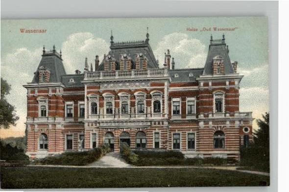 Wassenaar Huize Oud Wassenaar 2 mooie kaarten K.A.Scheffel, Verzenden, Voor 1920, Ongelopen, Zuid-Holland