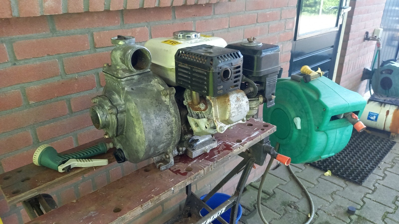 Honda WB20XT Waterpomp - Krachtige en Betrouwbare Pomp, Tuin en Terras, Ophalen, Gebruikt, Honda, Thai Honda Mfg. Co., Ltd.