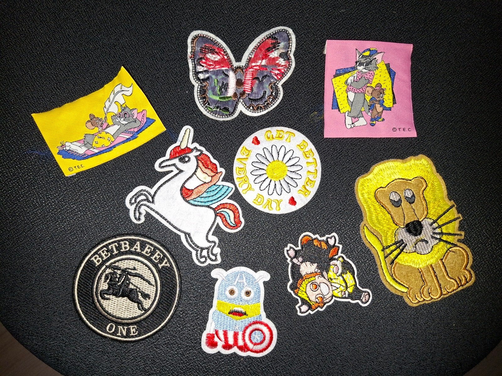strijk keding patches/applicaties Tom & jerry, Hobby en Vrije tijd, Ophalen of Verzenden, Nieuw, Applicator