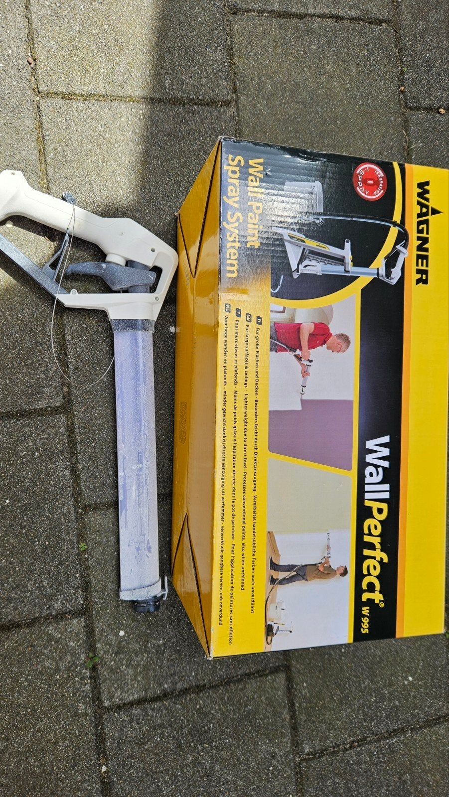 Wagner WallPerfect W995 Verfspuitsysteem, Doe-het-zelf en Verbouw, Schildersmaterialen, Verfspuit of Verfpomp, Ophalen of Verzenden