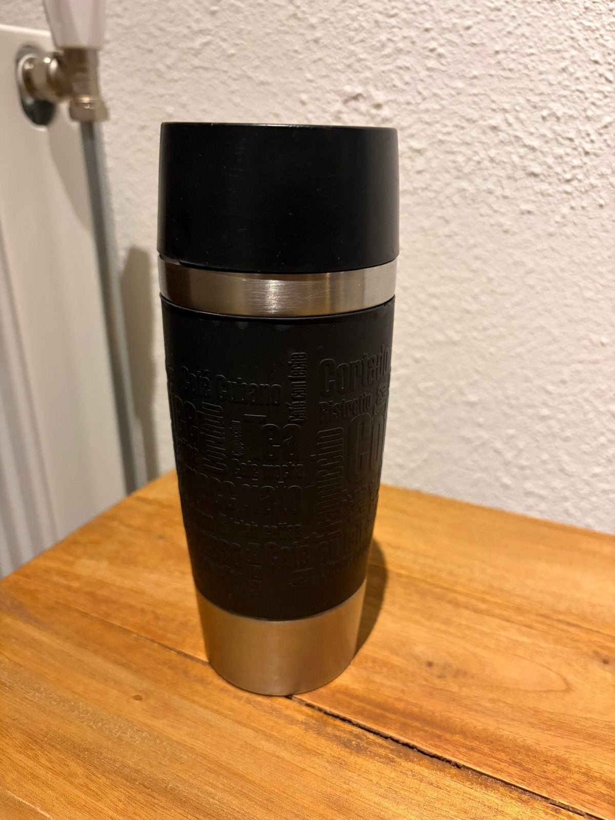 Tefal koffiebeker, Huis en Inrichting, Keuken | Servies, Overige materialen, Gebruikt, Thermoskan, Ophalen of Verzenden