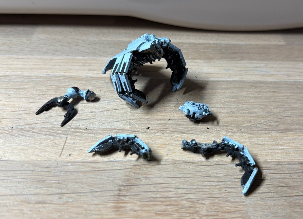 Warhammer 40K Necron Tomb Spyder Spider (metal) #3, Hobby en Vrije tijd, Wargaming, Ophalen of Verzenden, Zo goed als nieuw, Warhammer