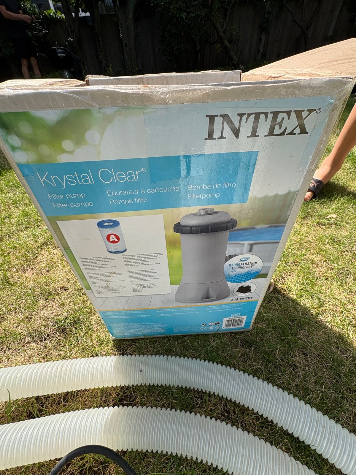 Intex zwembad pomp, Ophalen, Gebruikt, Zwembadpomp