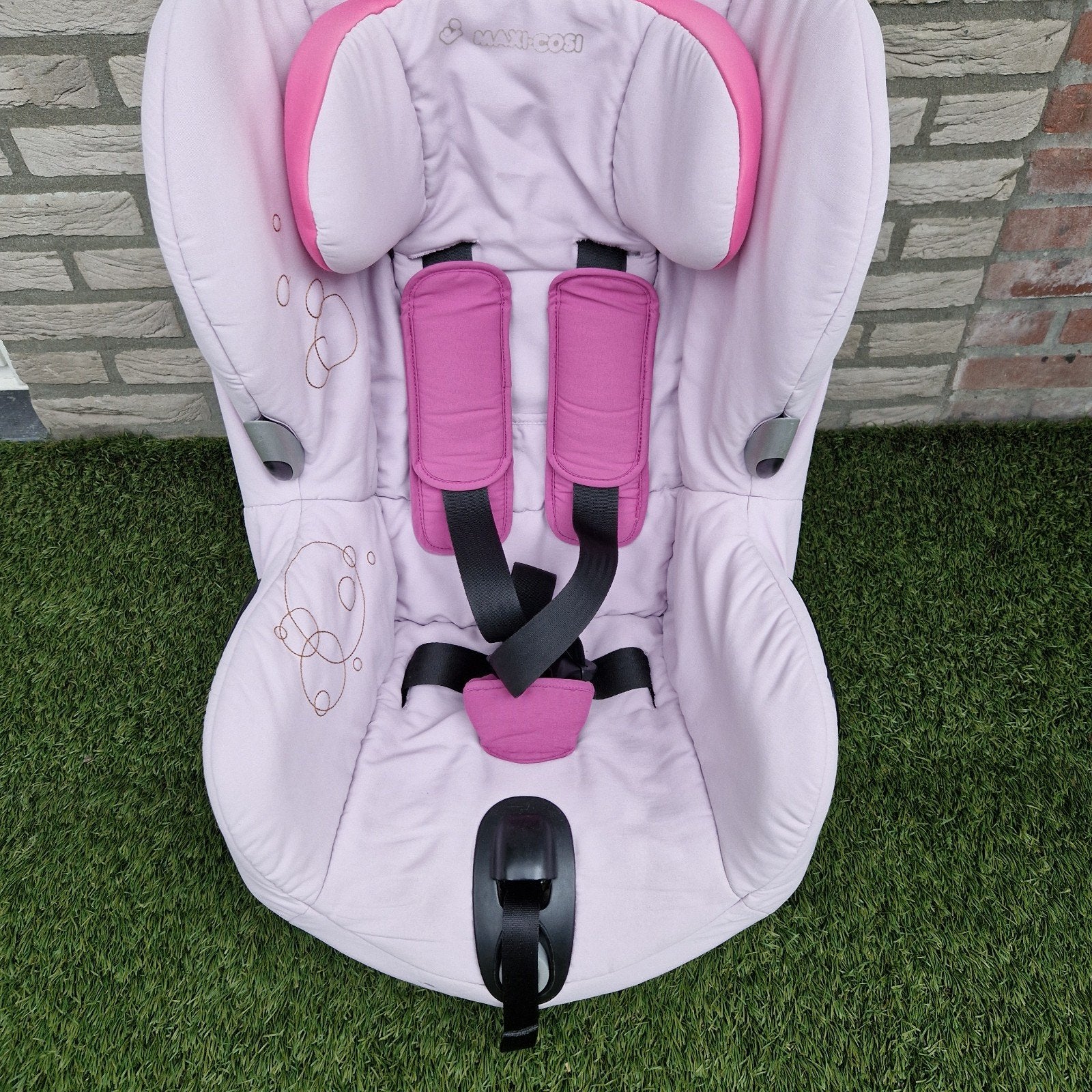 Maxi-Cosi Axiss autostoel roze - draaibaar en verstelbaar, Kinderen en Baby's, Autostoeltjes, Ophalen, Autogordel, 9 t/m 18 kg