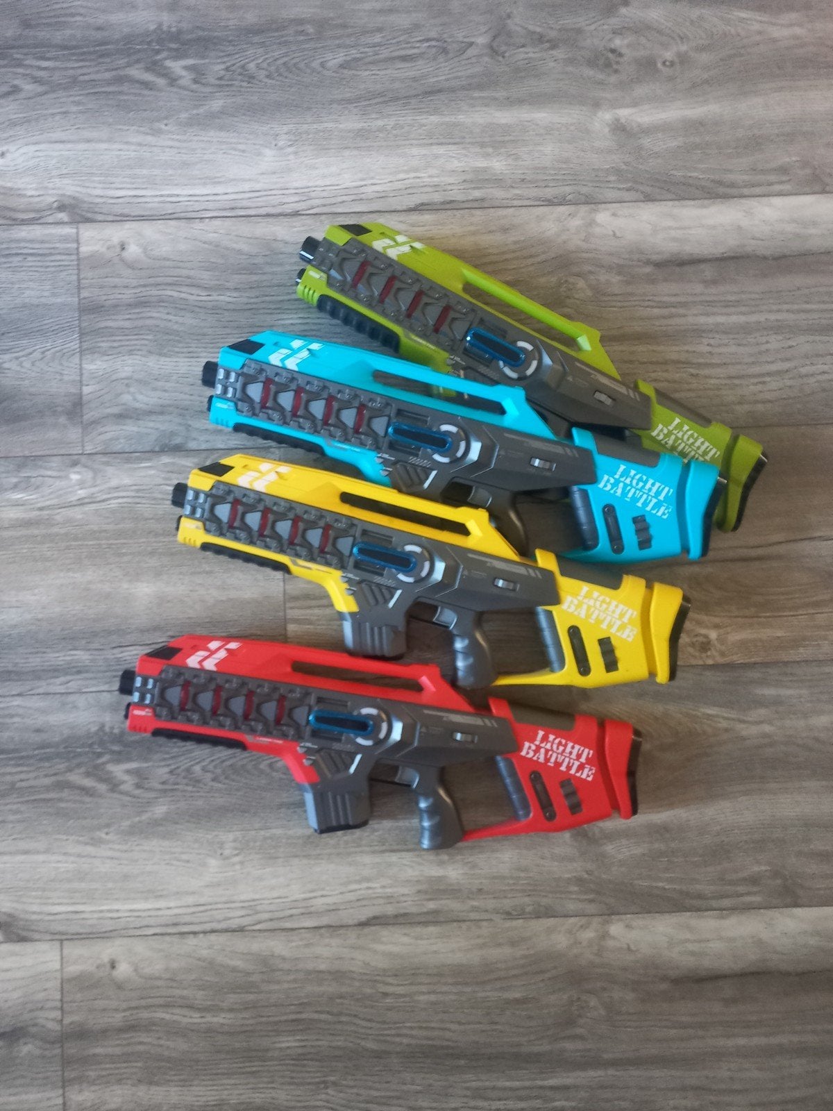 Light Battle Active Lasergame Set - 4 Pistolen, Ophalen of Verzenden, Zo goed als nieuw