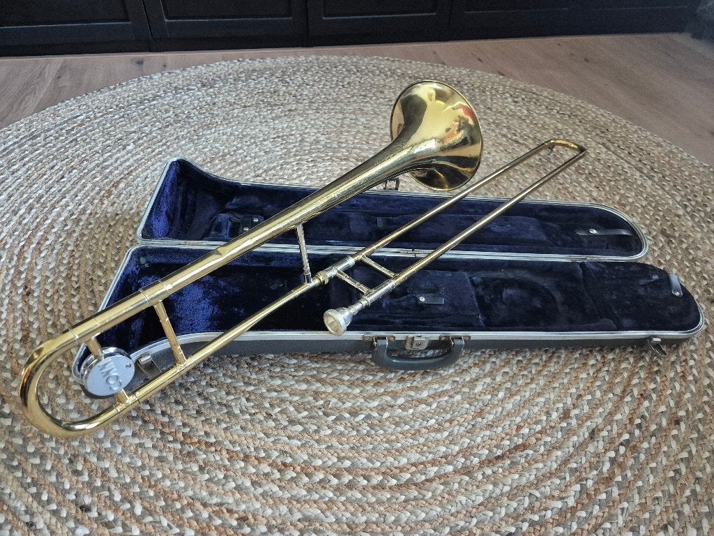 Conn 14H Director trombone – incl. koffer en accessoires, Ophalen, Gebruikt, Tenor, Met koffer