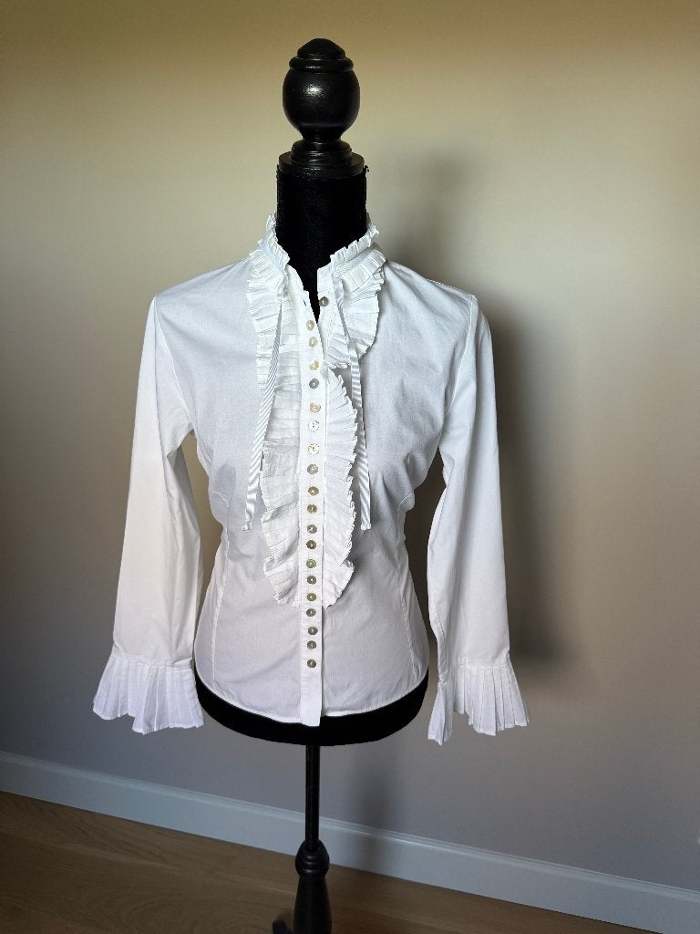 Blouse wit Scapa maat 42, Kleding | Dames, Scapa, Wit, Zo goed als nieuw, Ophalen