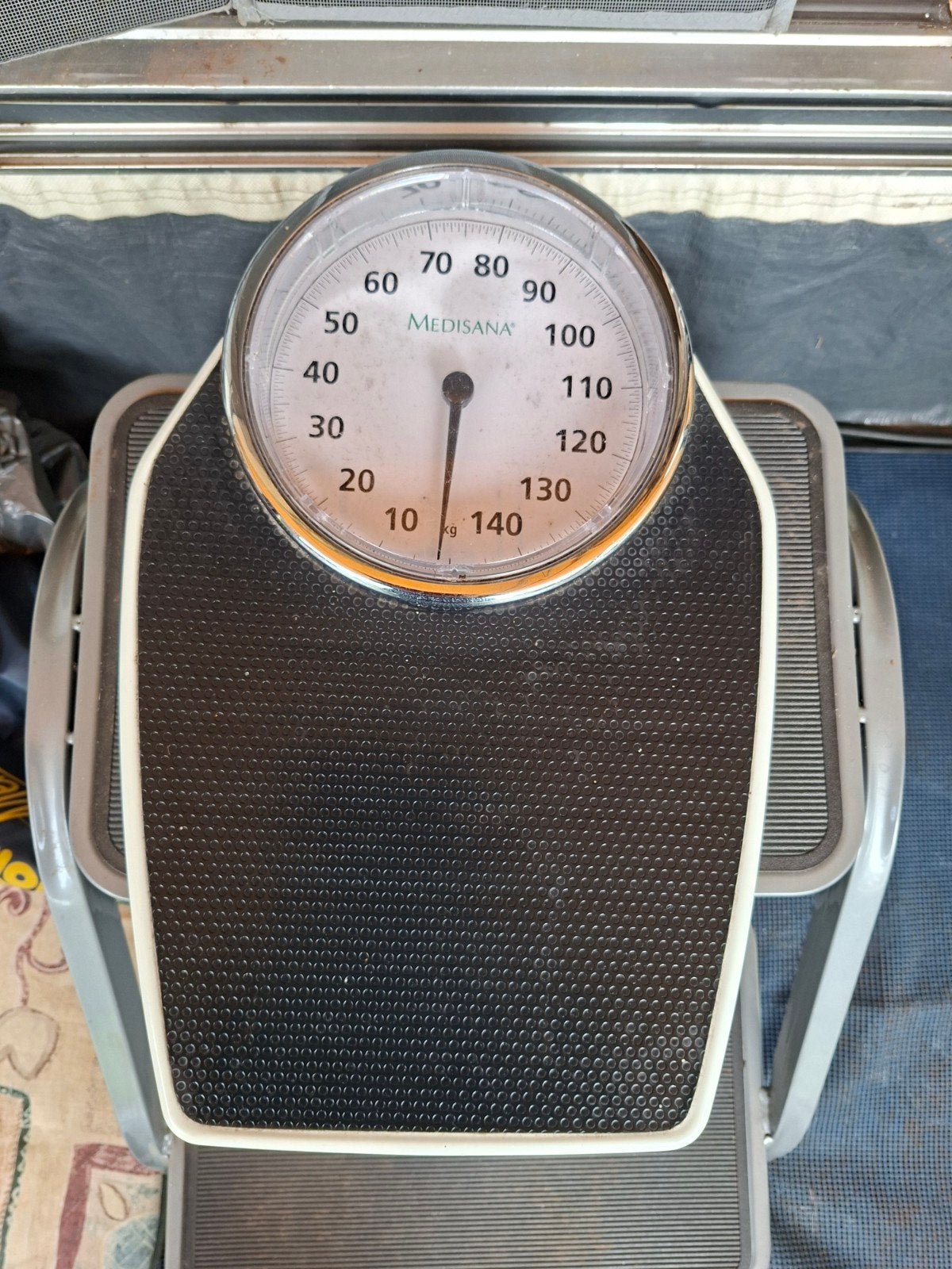 Analoge Personen Weegschaal- Medisana, Ophalen, 100 kg of meer, Zo goed als nieuw, Personenweegschaal