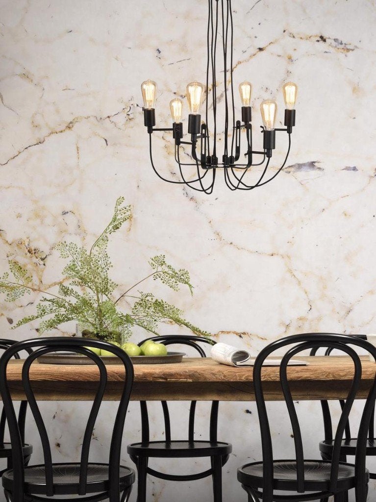 it's about romi hanglamp zwart Ø55cm, Huis en Inrichting, Lampen | Hanglampen, Overige materialen, Nieuw, Ophalen of Verzenden