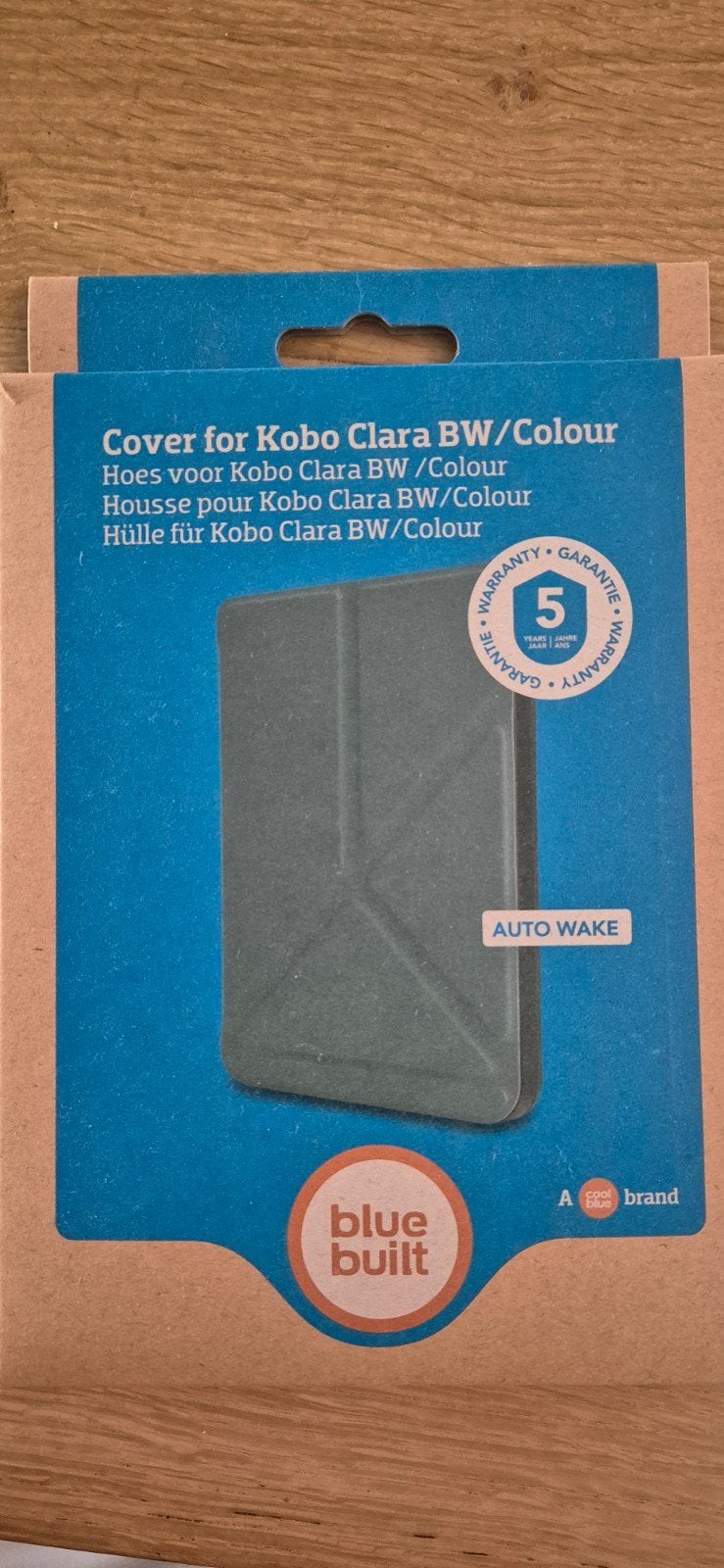 Hoes voor Kobo Clara BW/Colour - Blue Built (Auto Wake), Computers en Software, E-readers, Ophalen of Verzenden, Nieuw, 6 inch of minder