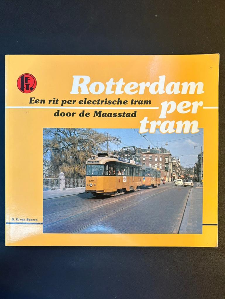 Rotterdam per tram 1945-1968 (1990), Ophalen of Verzenden, Zo goed als nieuw, Tram, Boek of Tijdschrift