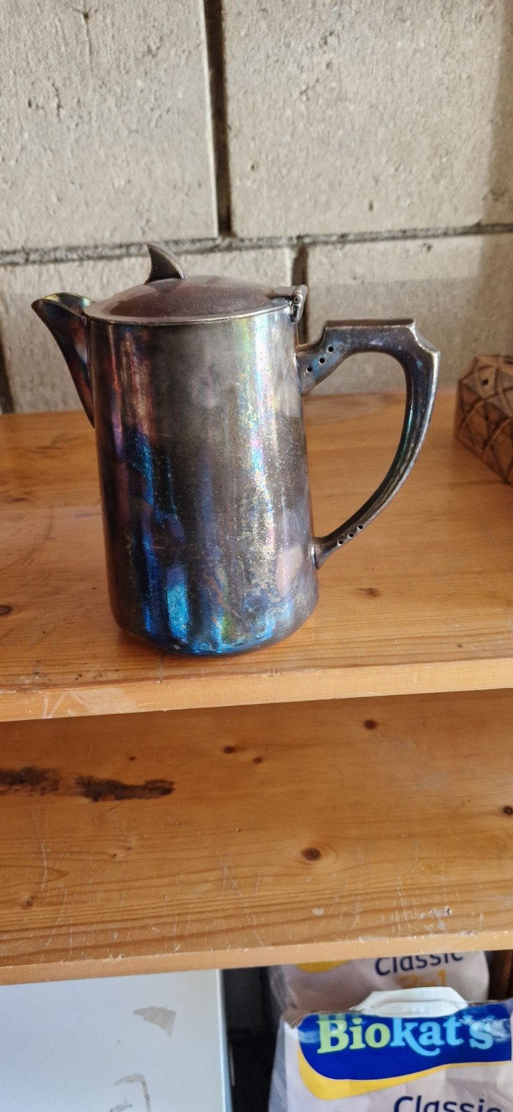 Vintage Sabena EPNS A1 Theepot - Made in England, Ophalen of Verzenden