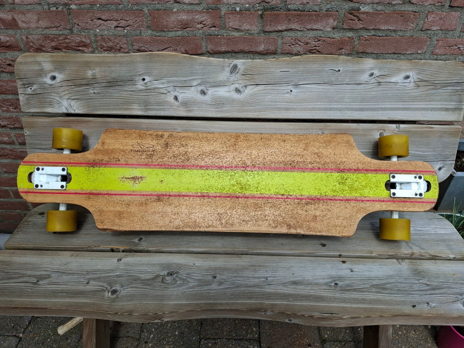Hudora Longboard - Gebruikt maar in prima staat, Sport en Fitness, Skateboarden, Ophalen, Gebruikt, Skateboard, Longboard