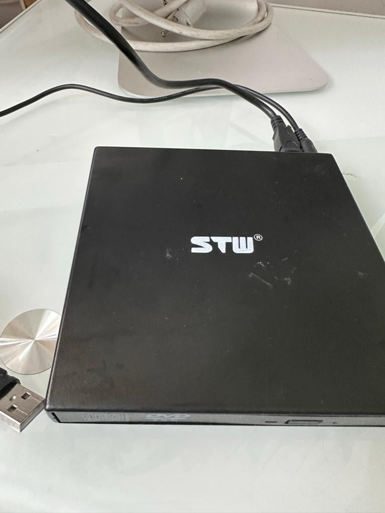 STW Externe DVD/CD-brander USB 2.0, Gebruikt, Ophalen of Verzenden, Extern, Cd