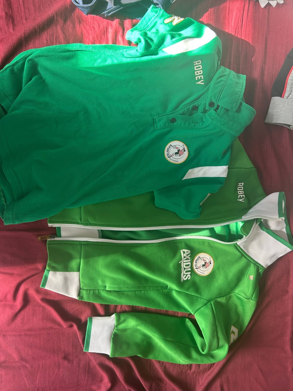 Sparta Rotterdam trainingspak en shirt maat 140, Ophalen of Verzenden, Zo goed als nieuw, Jongen, Setje