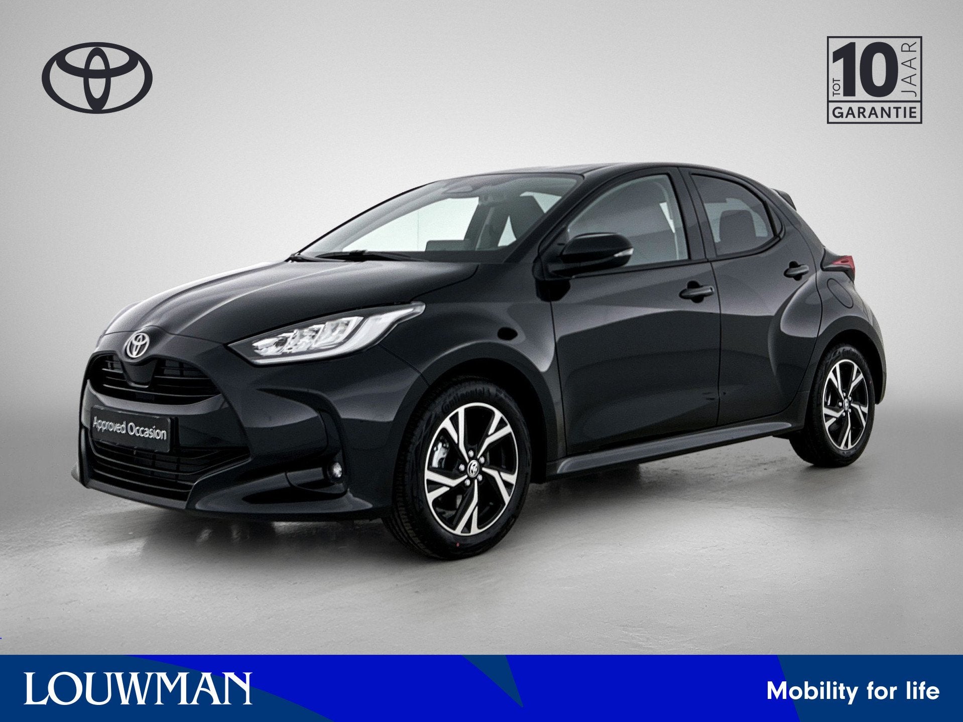 Toyota Yaris 1.5 Hybrid 115 Dynamic (bj 2026, automaat), 12 maanden, Zwart, Zwart, Hybride Elektrisch/Benzine